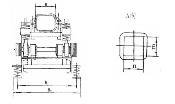 SCG長距離高溫物料振動(dòng)輸送機(jī)外形簡圖-河南振江機(jī)械