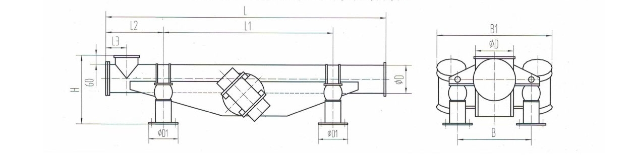 SZG振動輸送機(jī)安裝簡圖-河南振江機(jī)械